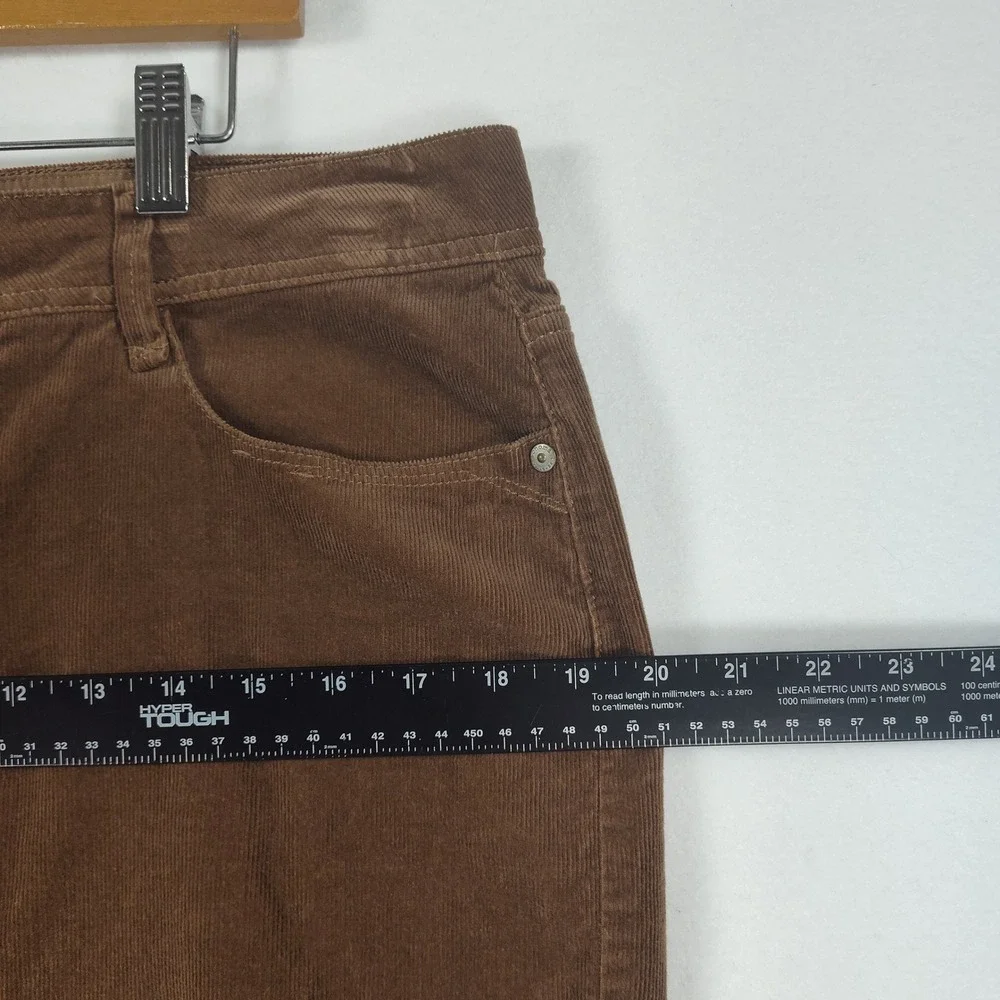 Sonoma Life Style Brown Corduroy Mid Rise Skirt Size 8 Casual